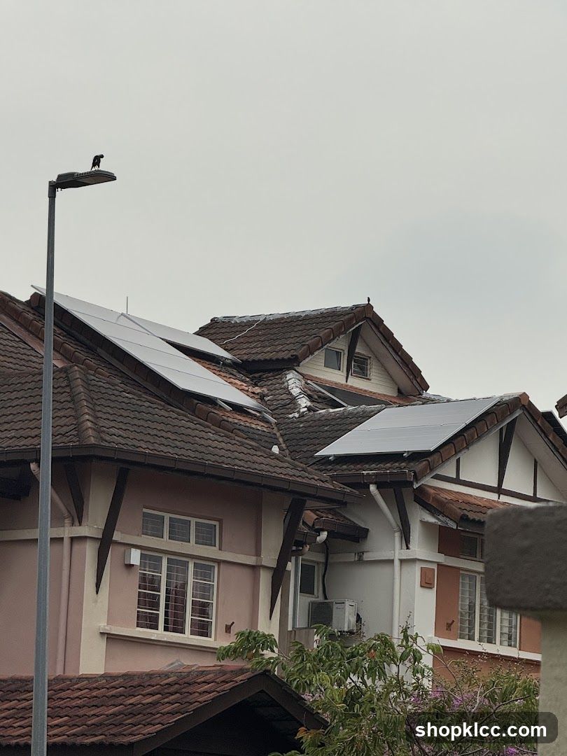 Residential Houses with Solar Panels