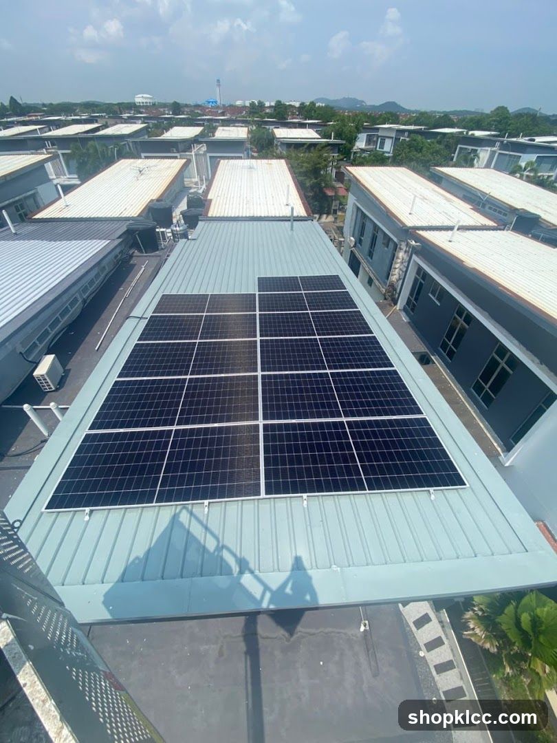 Solar Panels on Roof