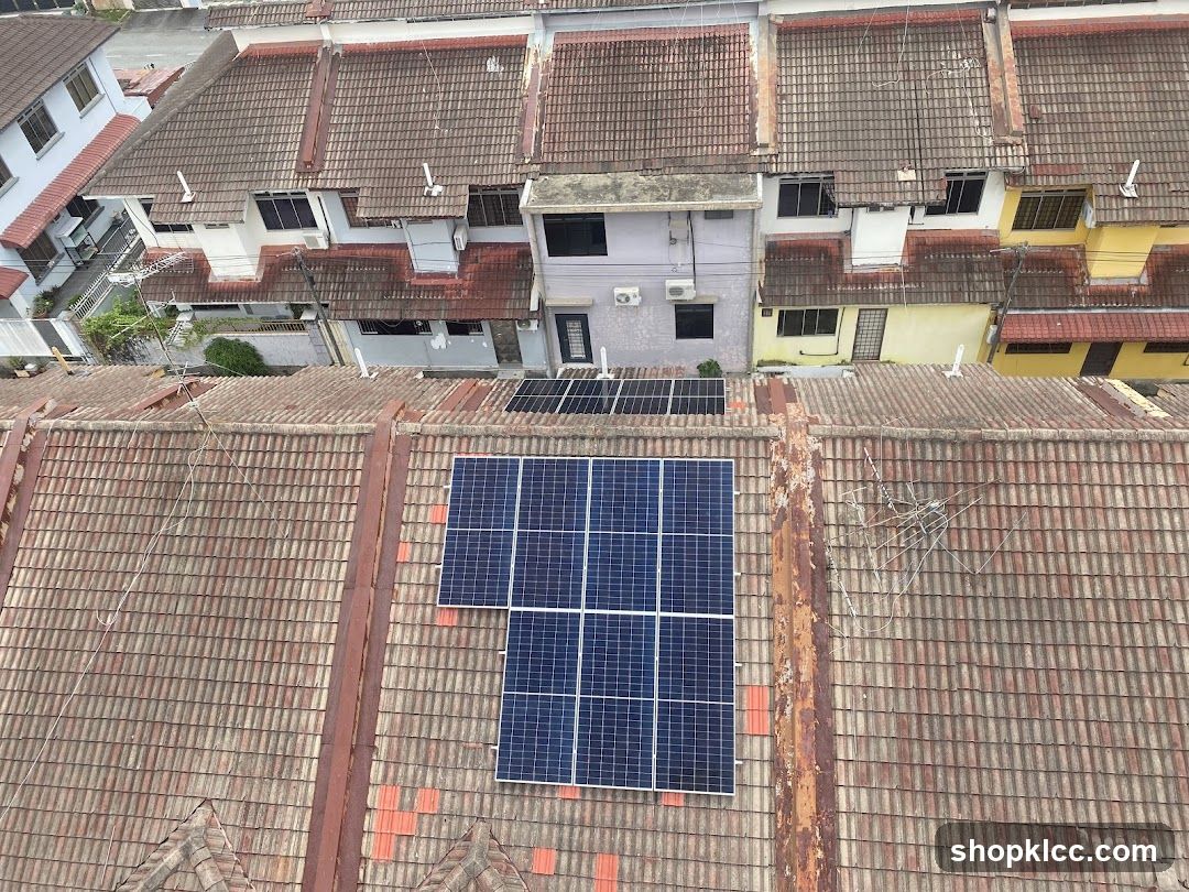 Solar Panels on Residential Roof