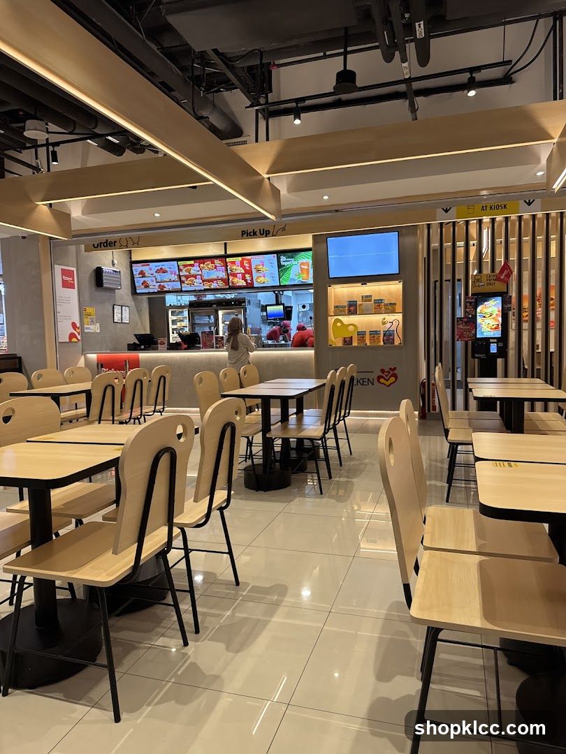 Restaurant Interior with Ordering Area
