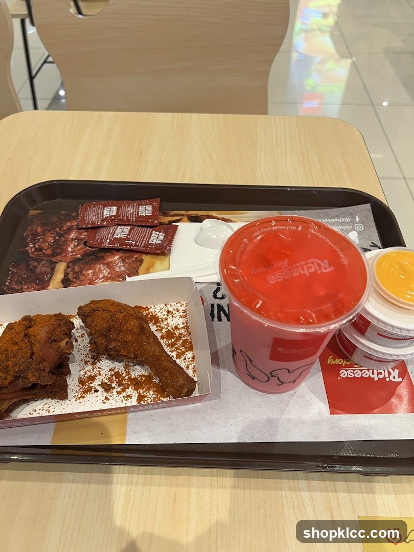 Fried Chicken Meal with Drink