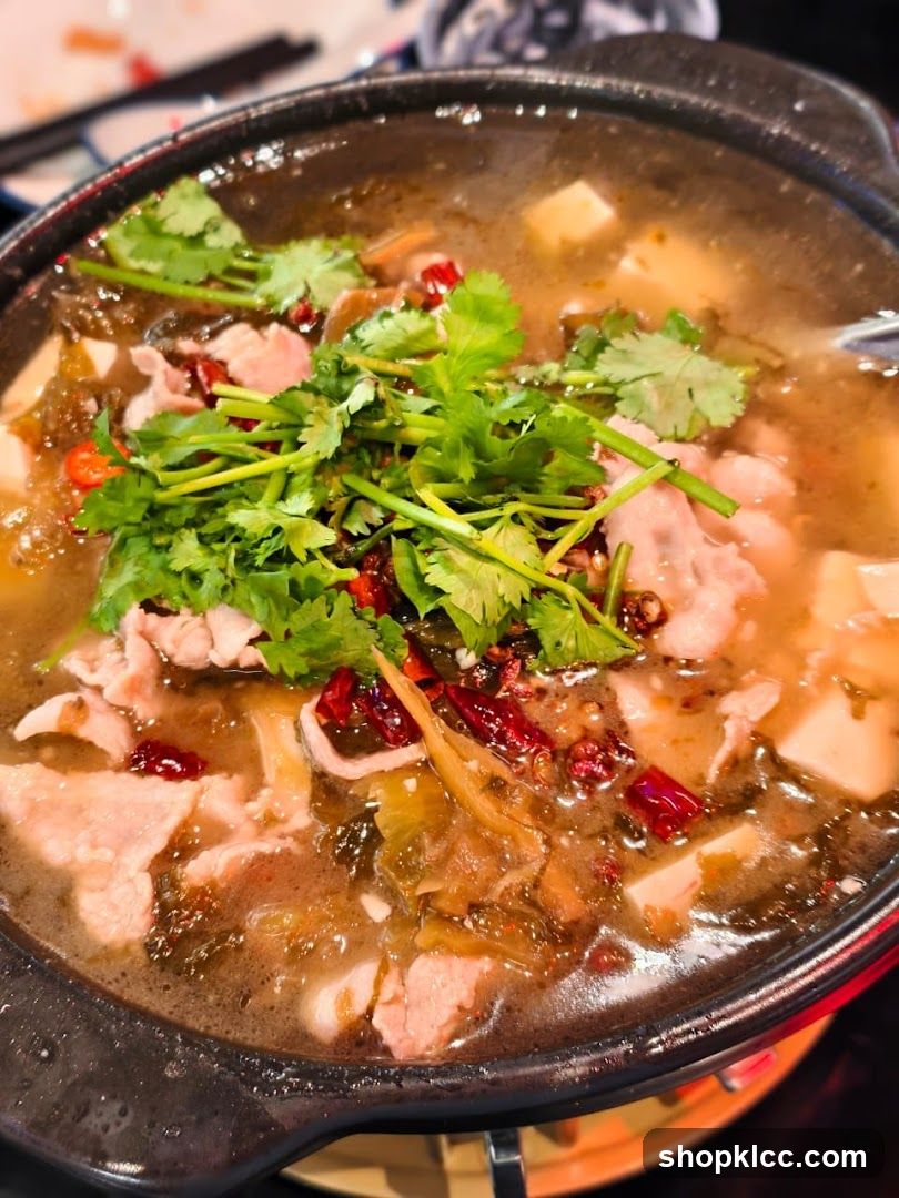 Spicy Hot Pot with Tofu and Meat