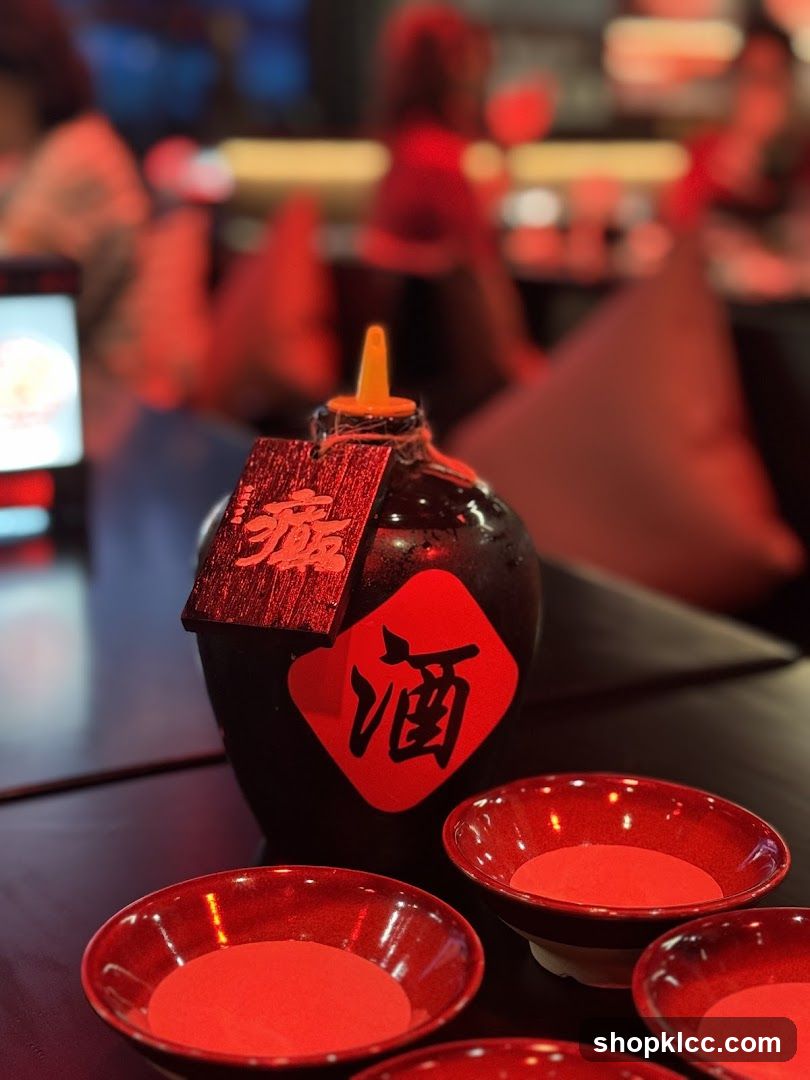 Bottled Drink with Red Bowls