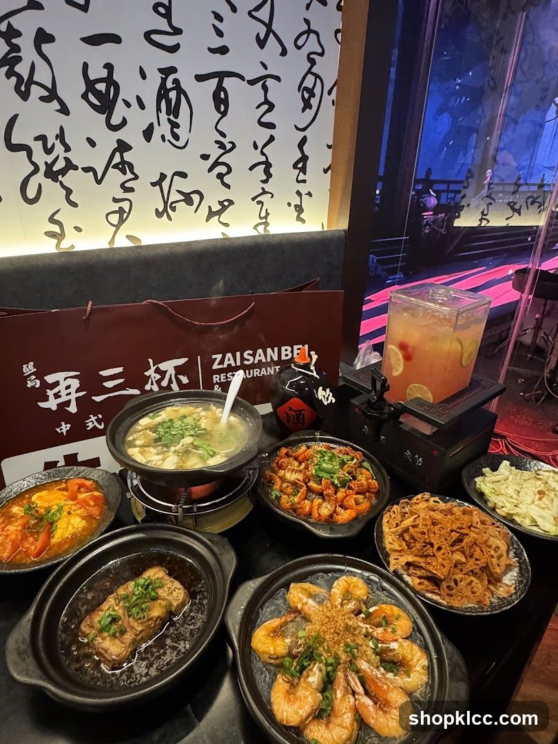 Chinese Restaurant Table Spread