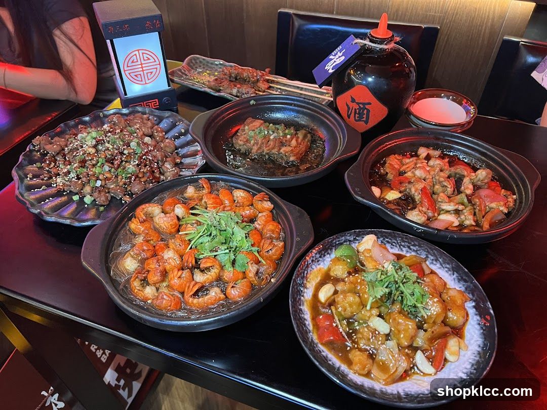 Chinese Restaurant Table Spread