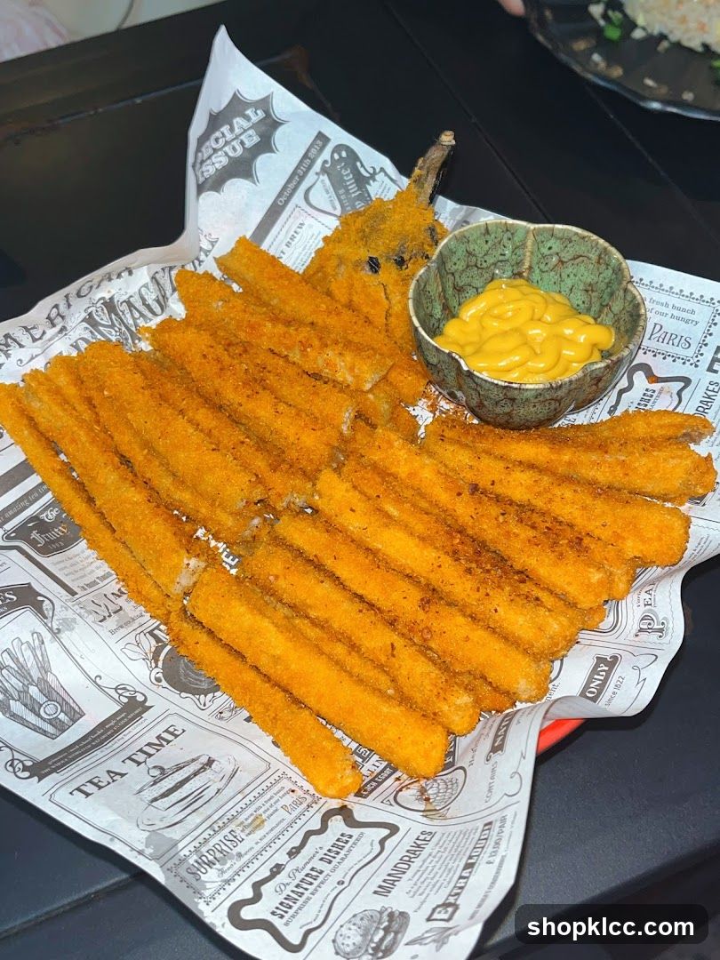 Fried Fish Sticks with Sauce