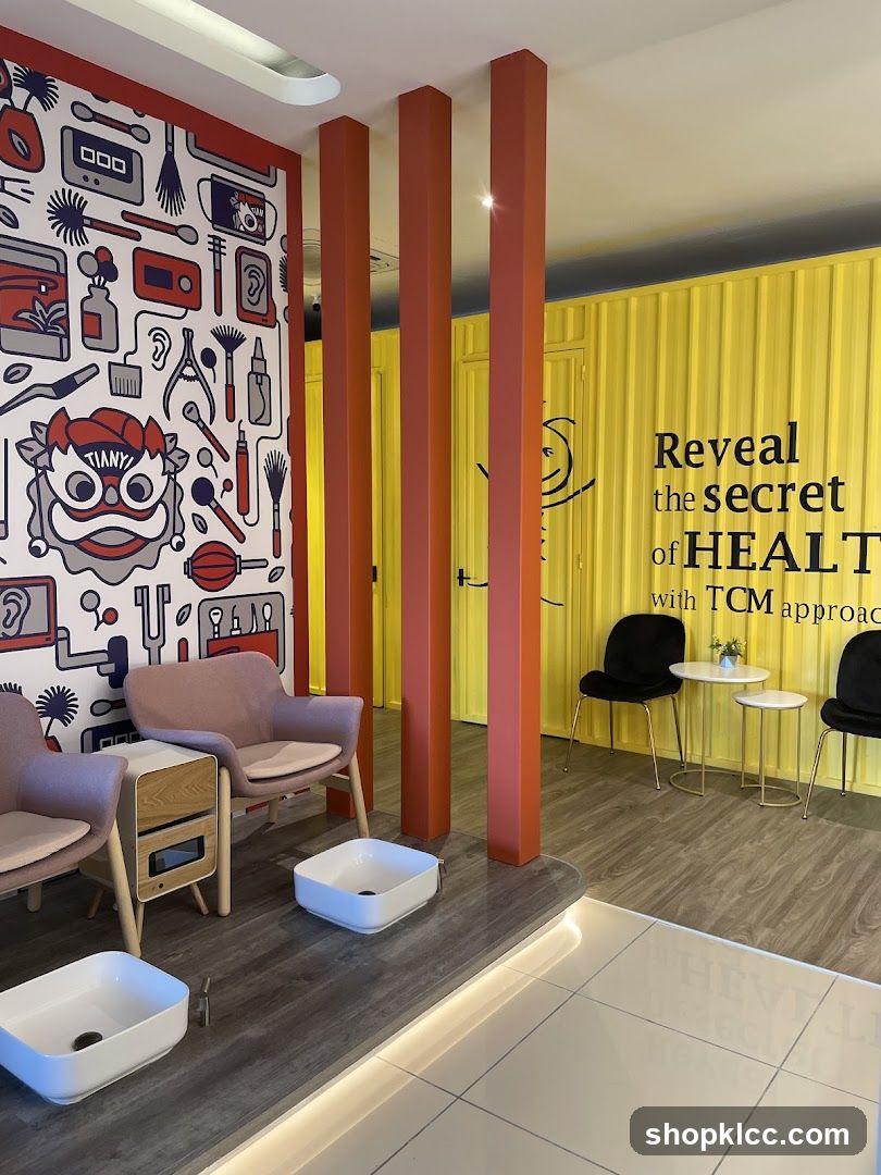 Interior of a TCM Wellness Center