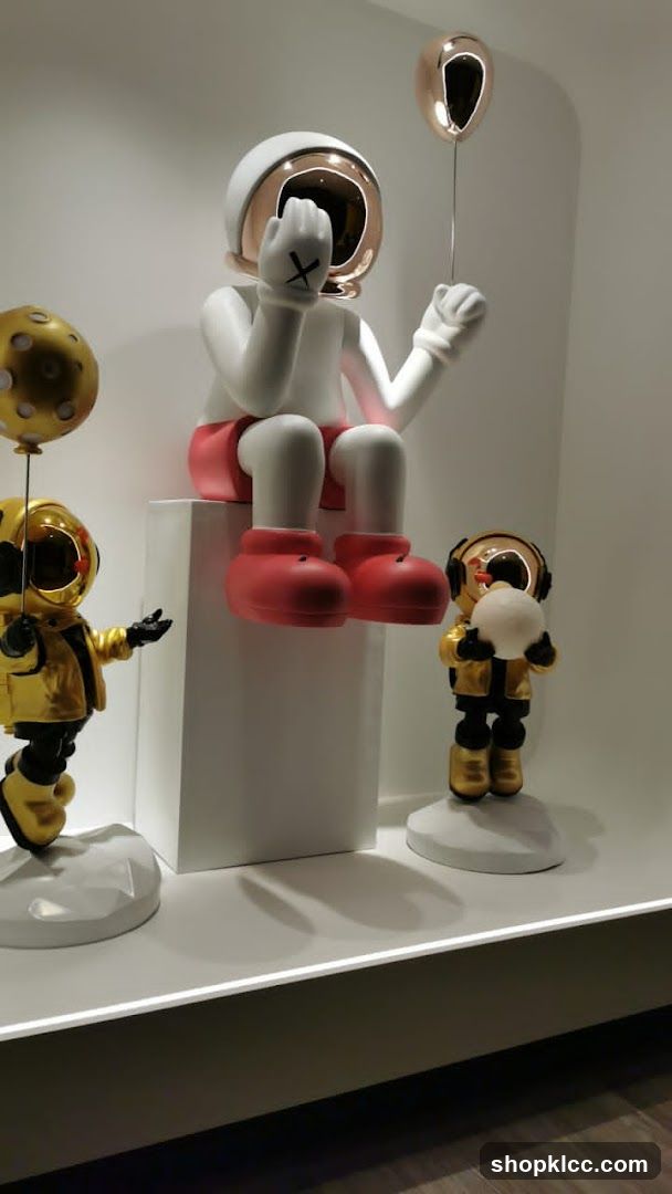 Astronaut Sculpture Display