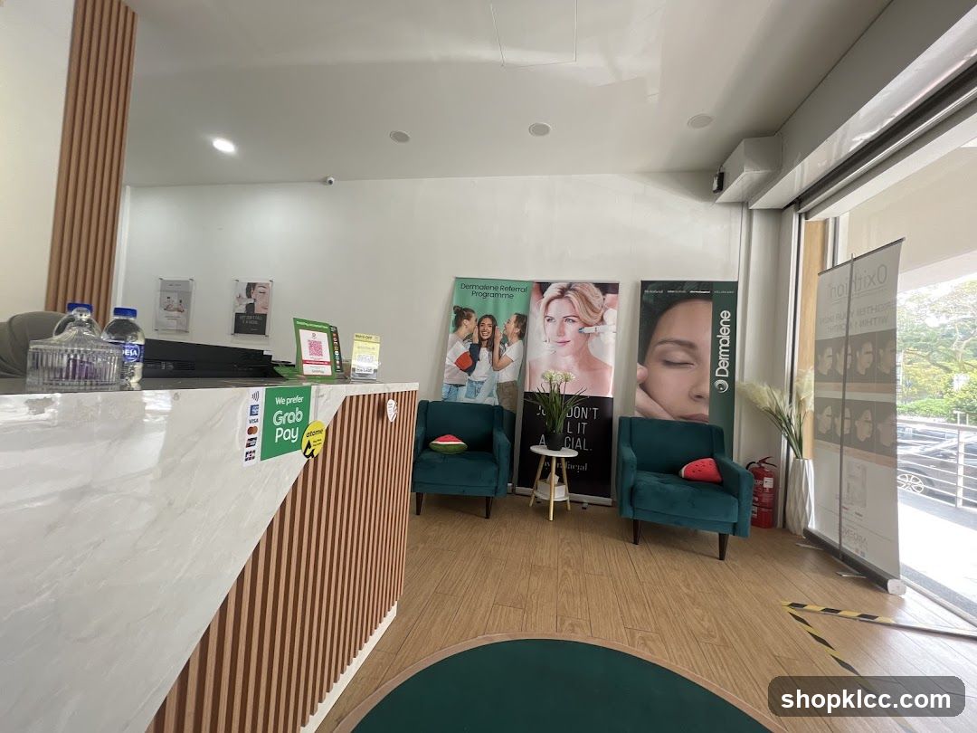 Interior of a modern clinic or medical center