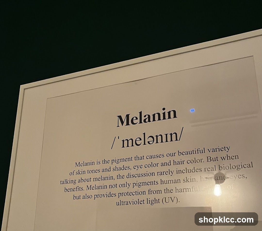 Melanin Information Panel