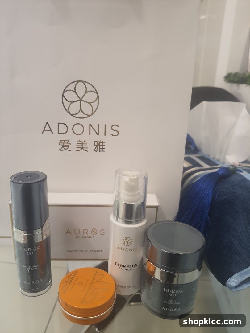 Adonis Beauty Products Display