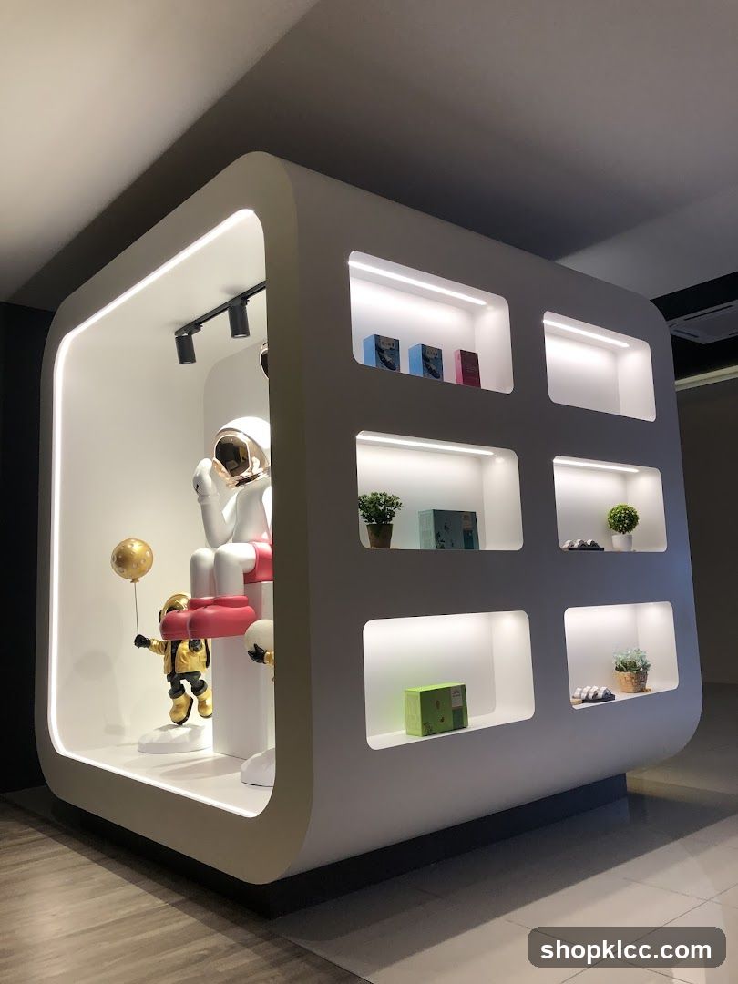 Astronaut Display Cabinet