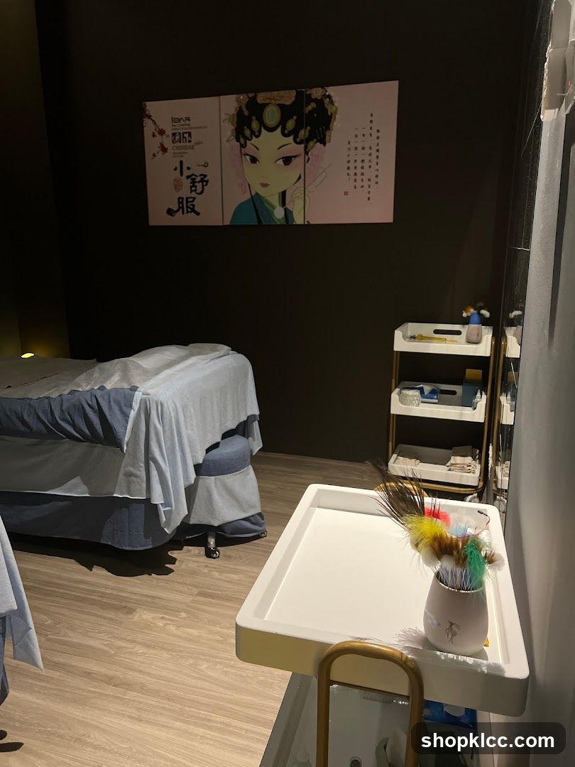Interior of a spa or wellness room