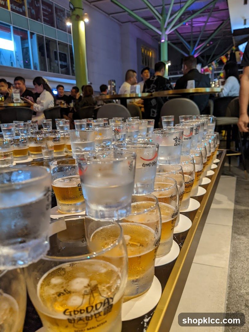 Beer Tasting Setup