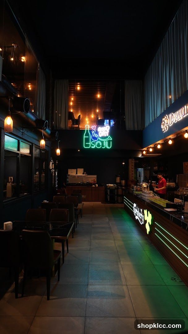 Interior of a bar or restaurant
