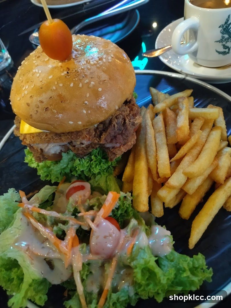 Fried Chicken Burger Meal