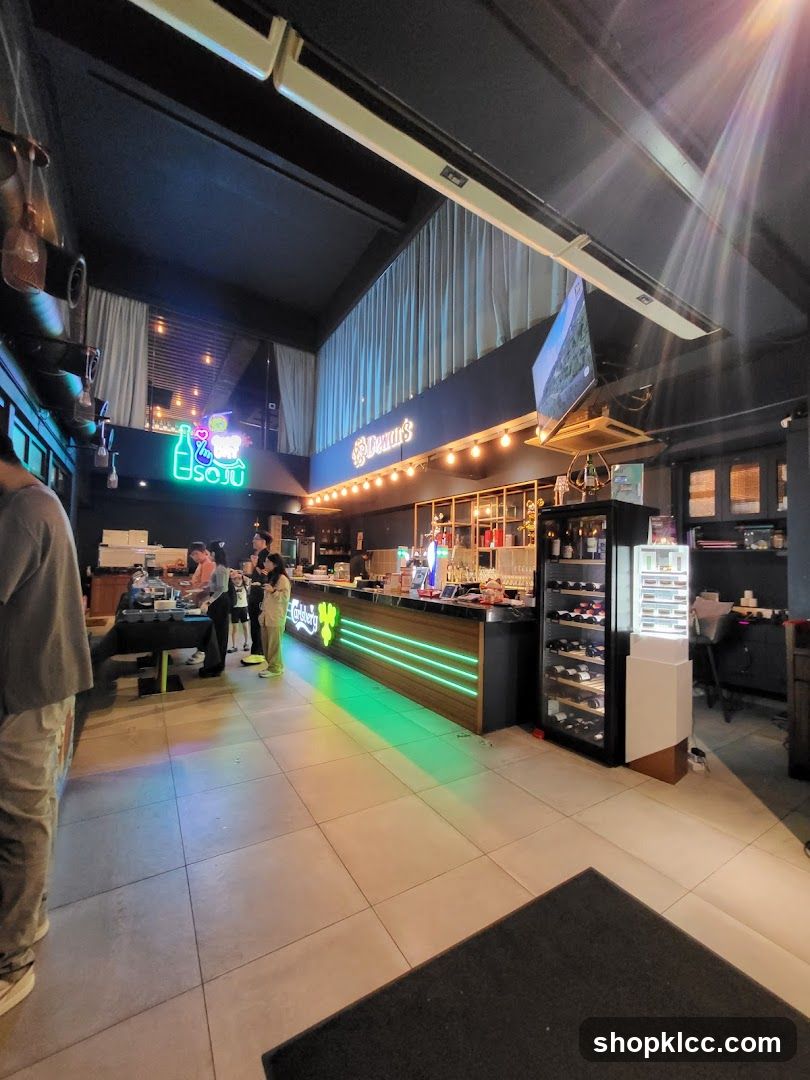 Interior of a bar or restaurant