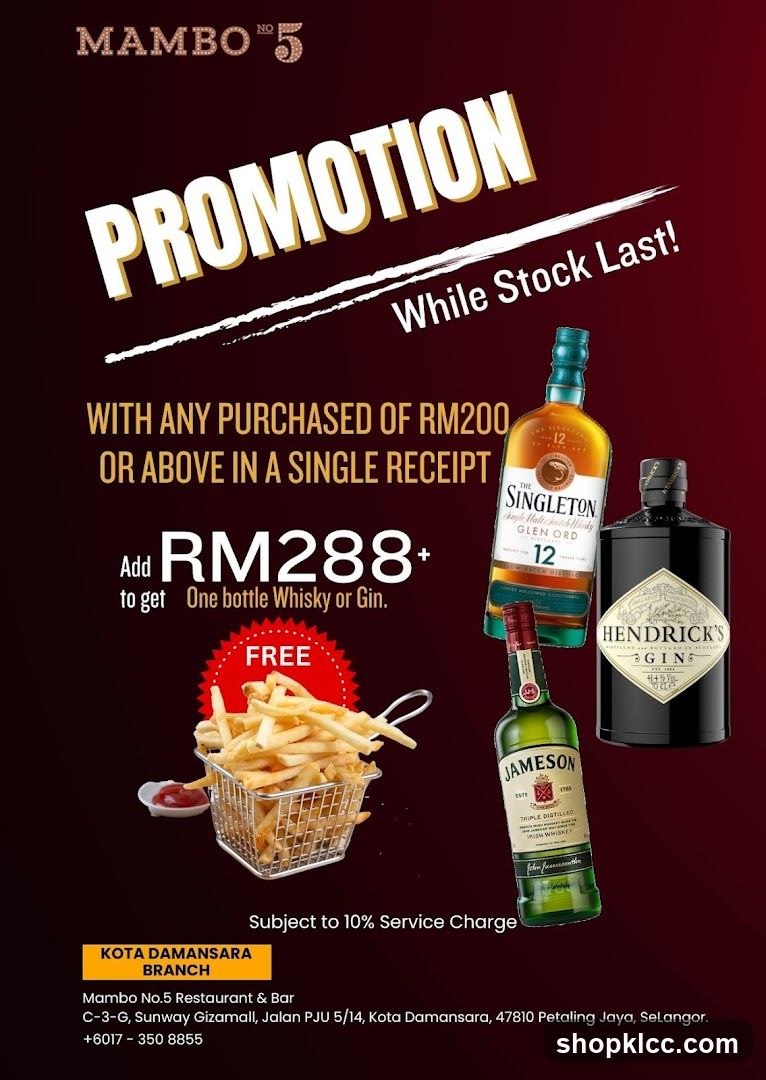 Mambo No.5 Promotion Flyer
