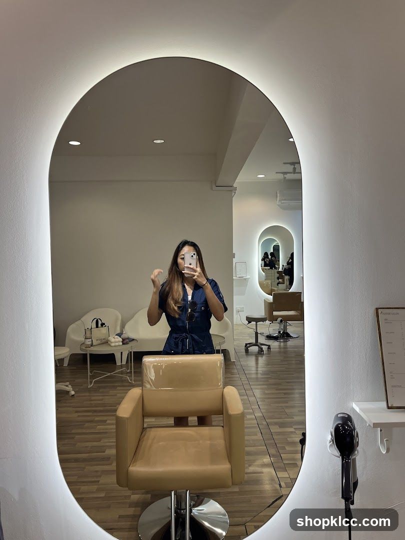 Salon Interior Mirror Reflection