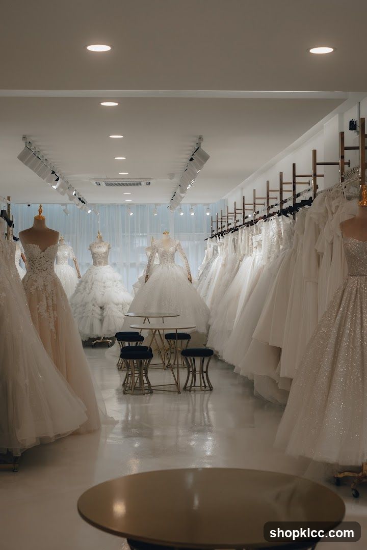 Bridal Dress Boutique Interior