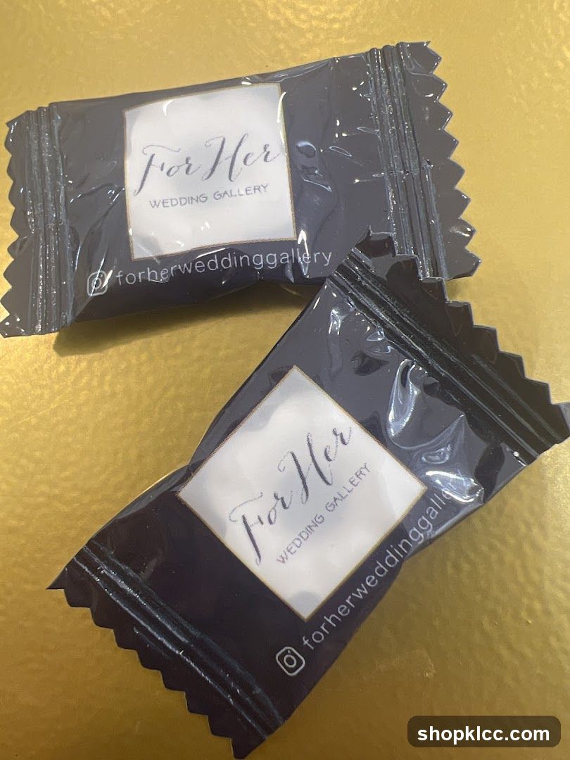 For Her Wedding Gallery Candy Wrappers