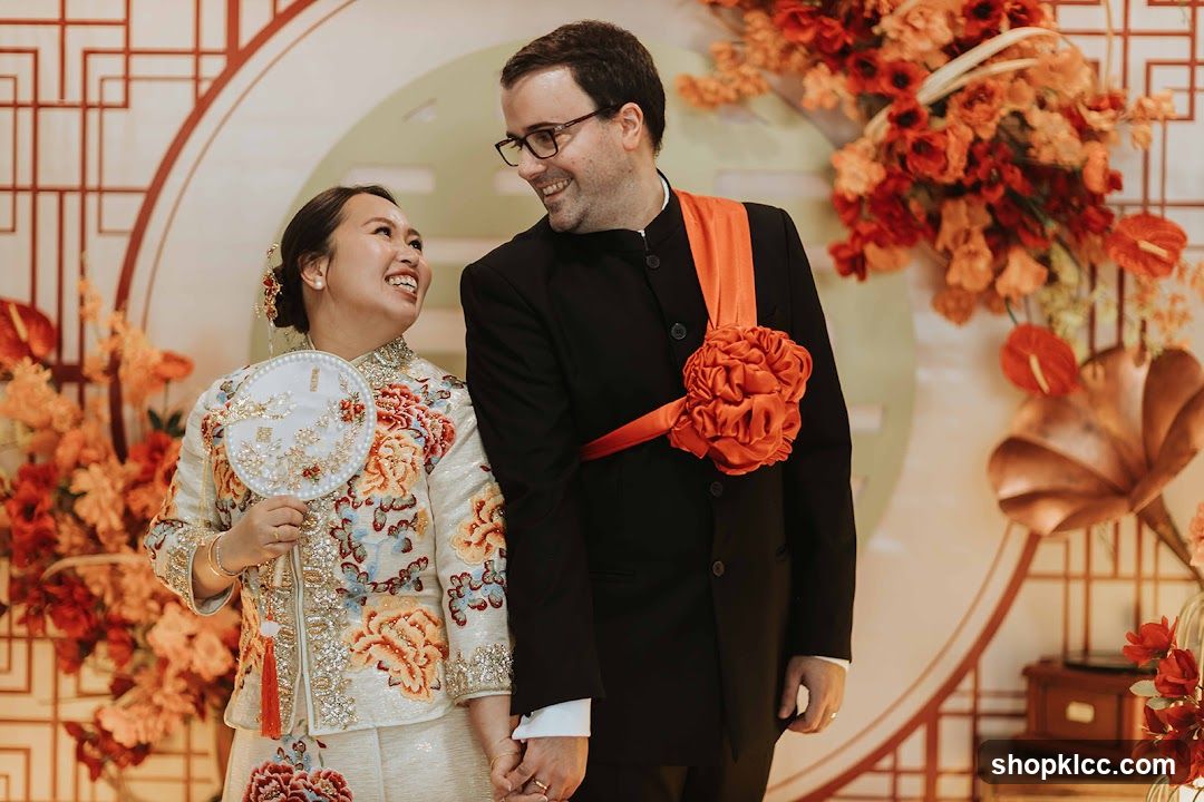 Wedding Couple in Traditional Attire
