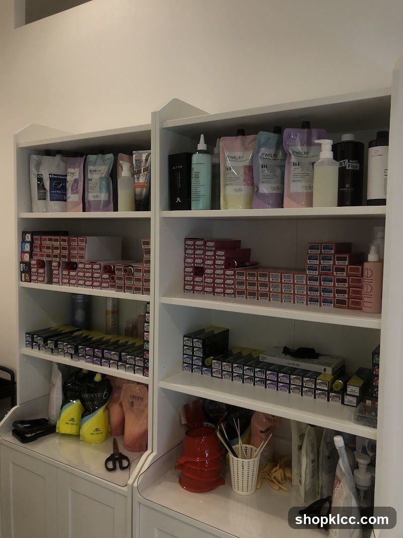 Salon Product Display