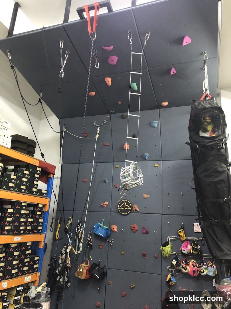Indoor Climbing Wall Shop Interior