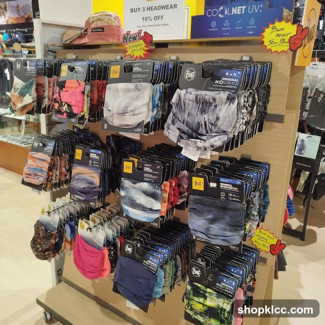 Buff Headwear Display