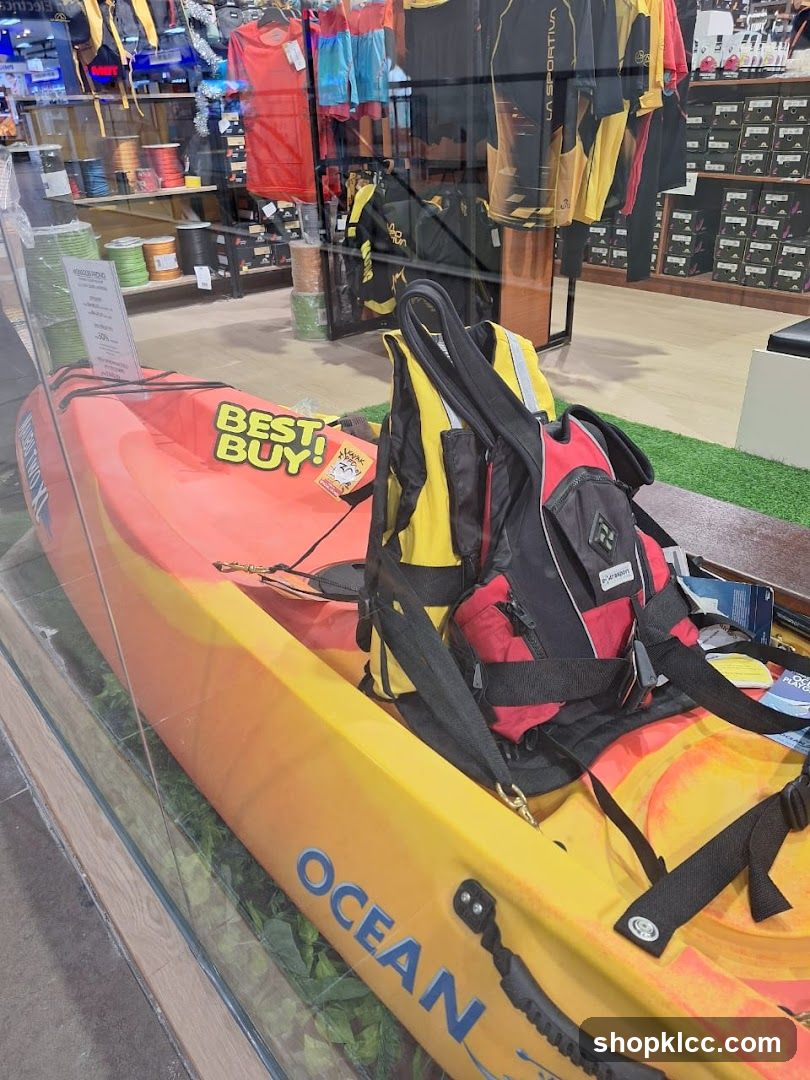 Kayak Display in Store