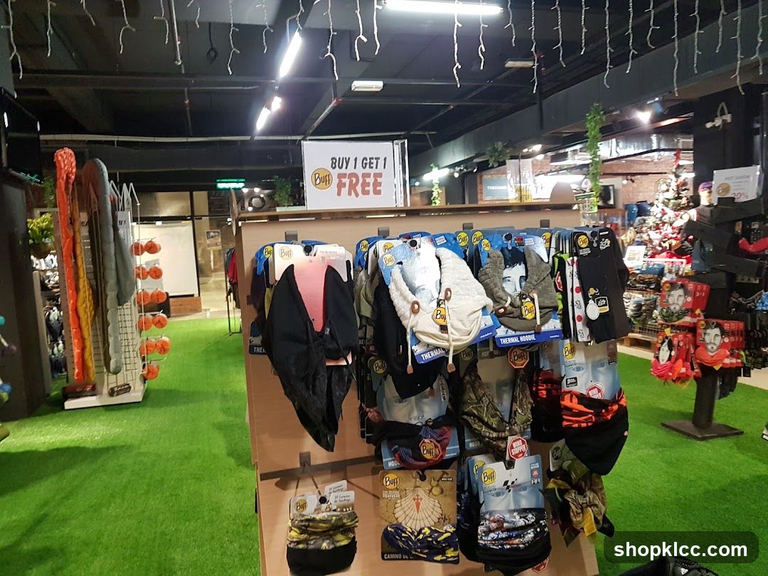 Indoor Retail Display with Outdoor Gear Merchandise