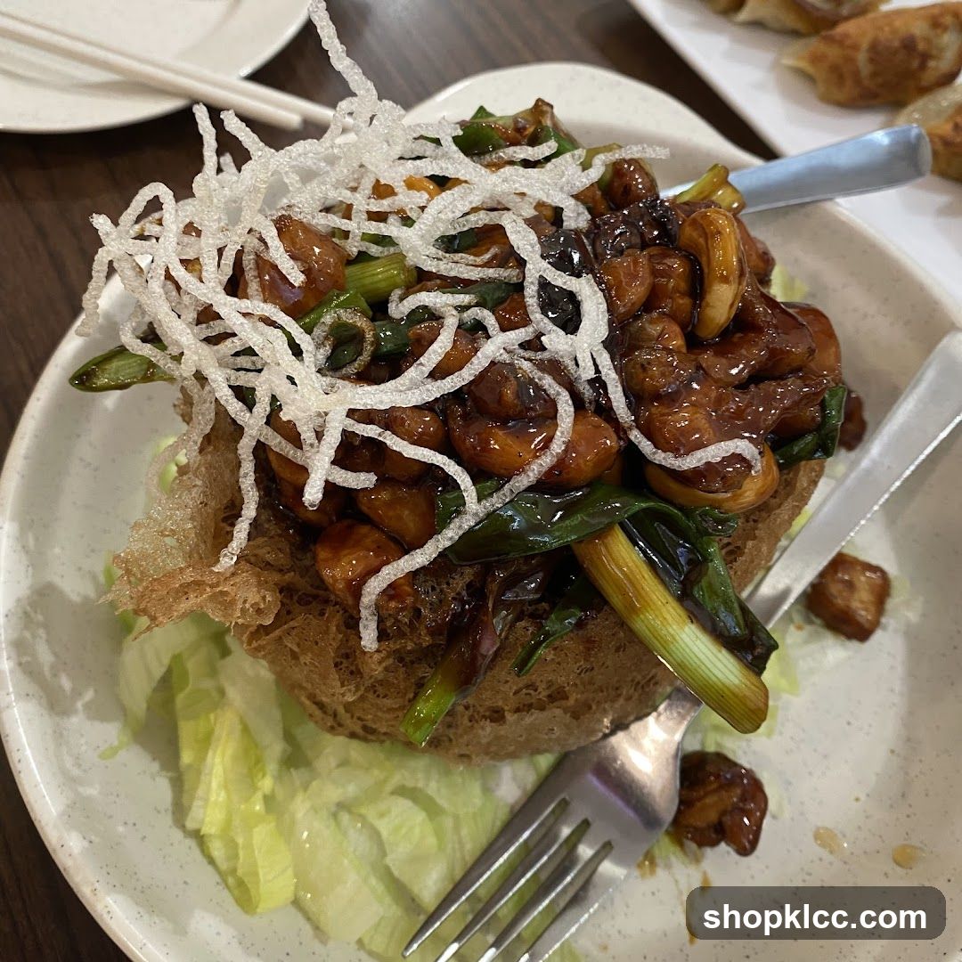 Stuffed Bread Bowl with Peanut Sauce