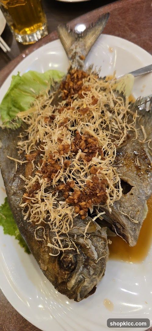 Steamed Fish with Garlic and Shallots
