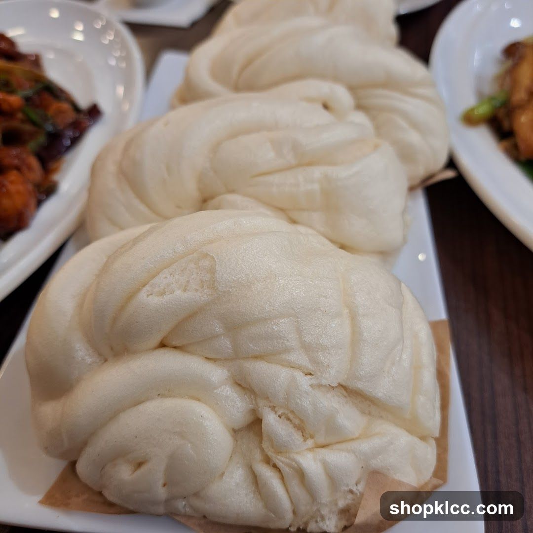 Steamed Buns on a Plate