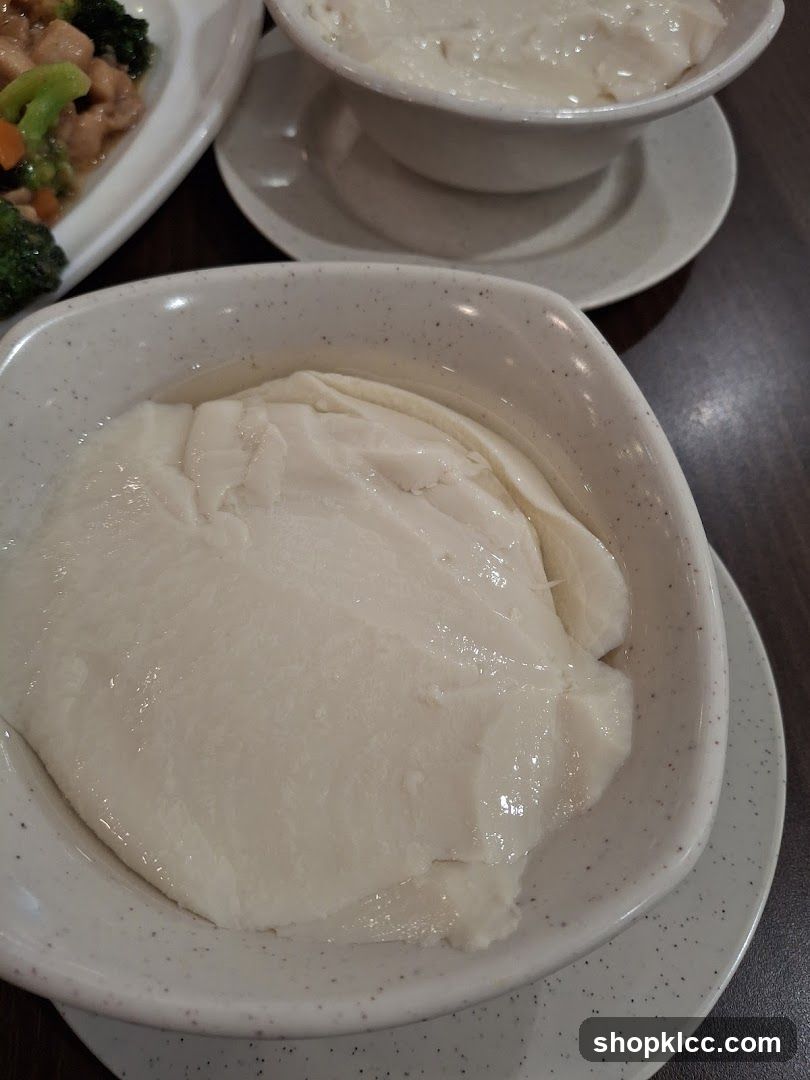 Bowl of White Tofu or Yogurt
