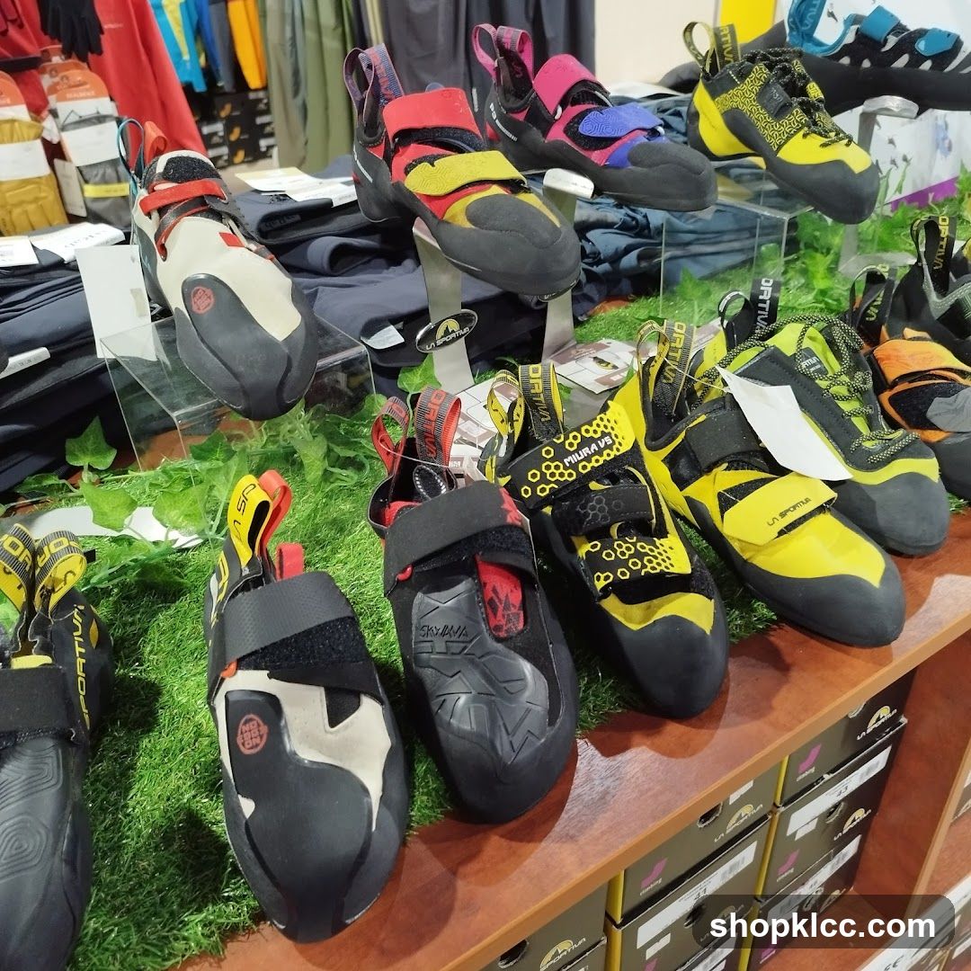 Climbing Shoes Display