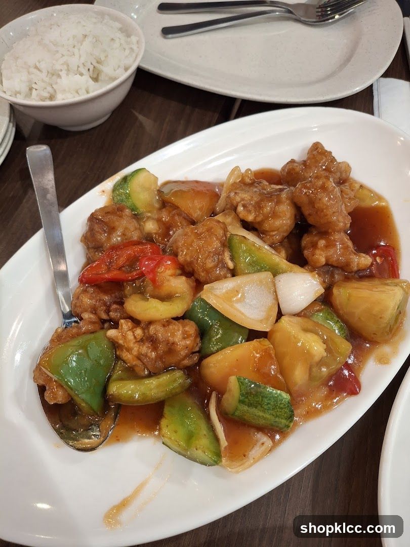 Crispy Chicken with Vegetables and Rice