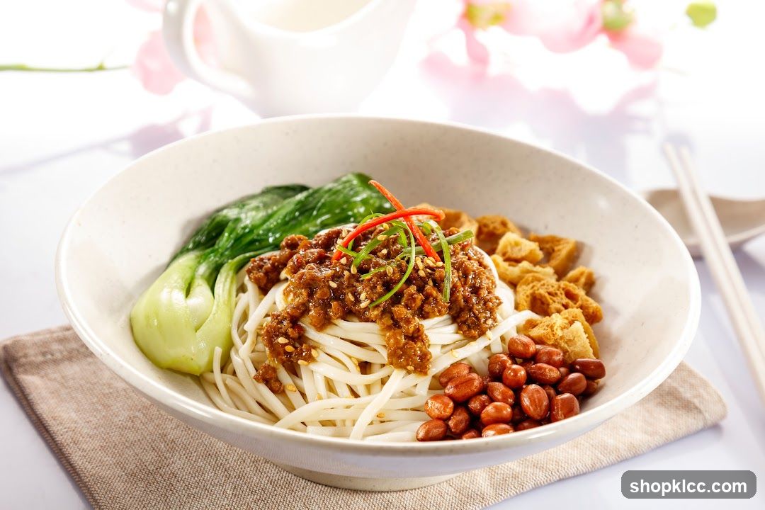 Bowl of Noodles with Toppings