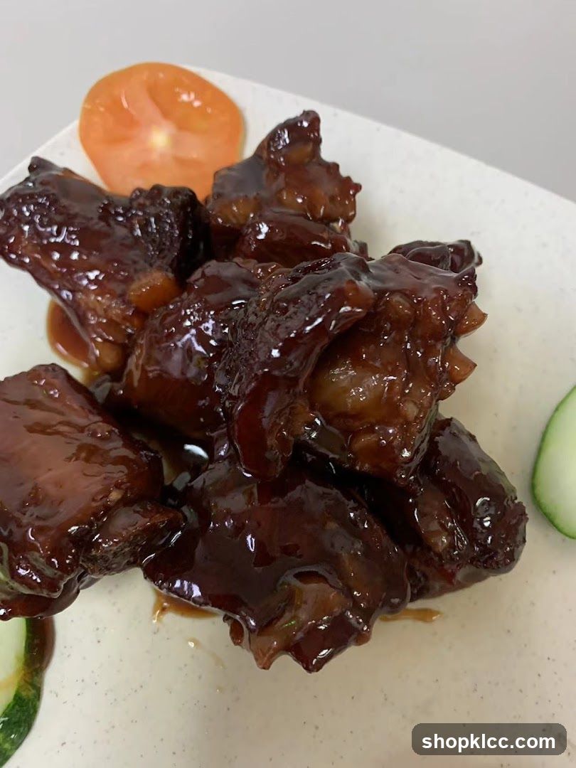 Sauced Meat Dish with Garnish