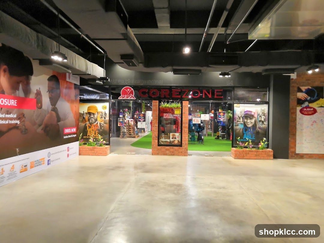 Corezone Store Interior View