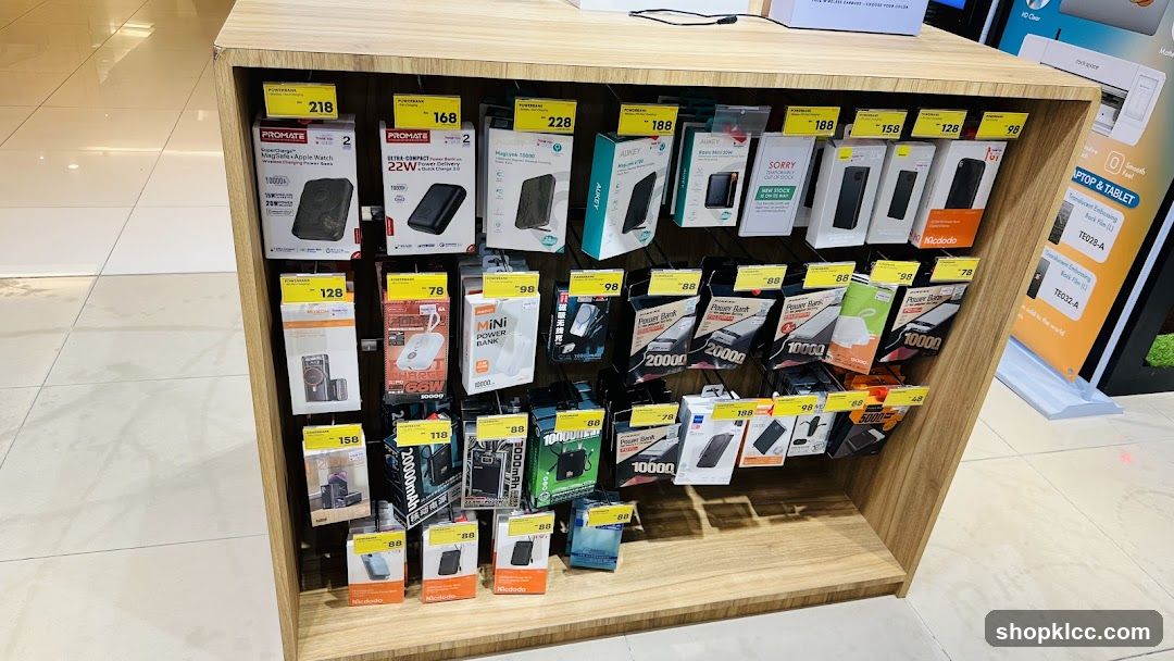 Electronics Display Shelf