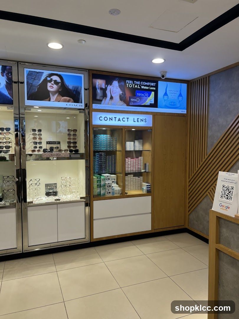 Contact Lens and Sunglasses Display