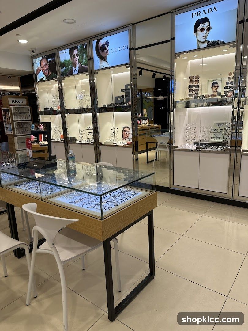 Eyewear Store Interior Display