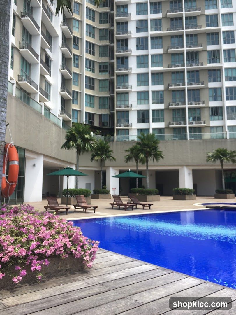 Poolside View at Hotel Complex