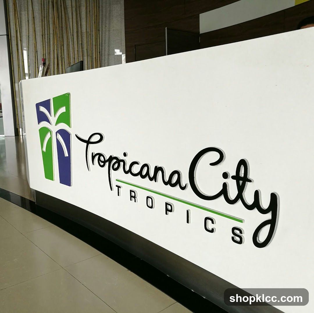 Tropicana City Tropics Signage