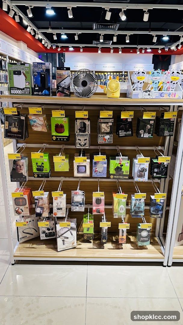 Electronics Display Shelf
