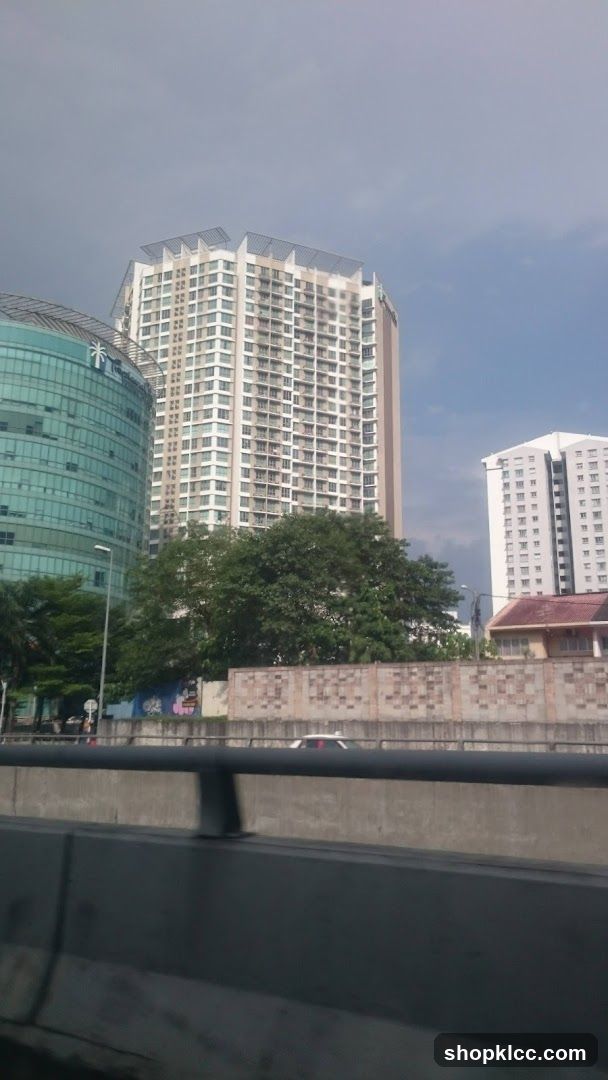 Urban Skyline View from Bridge