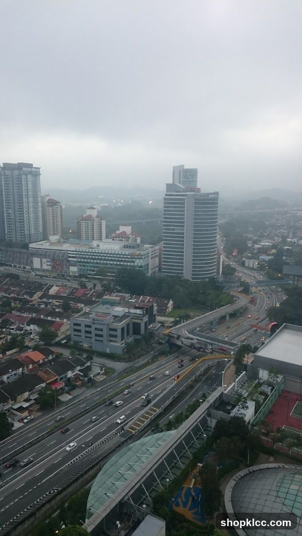 Cityscape with Highways and Buildings