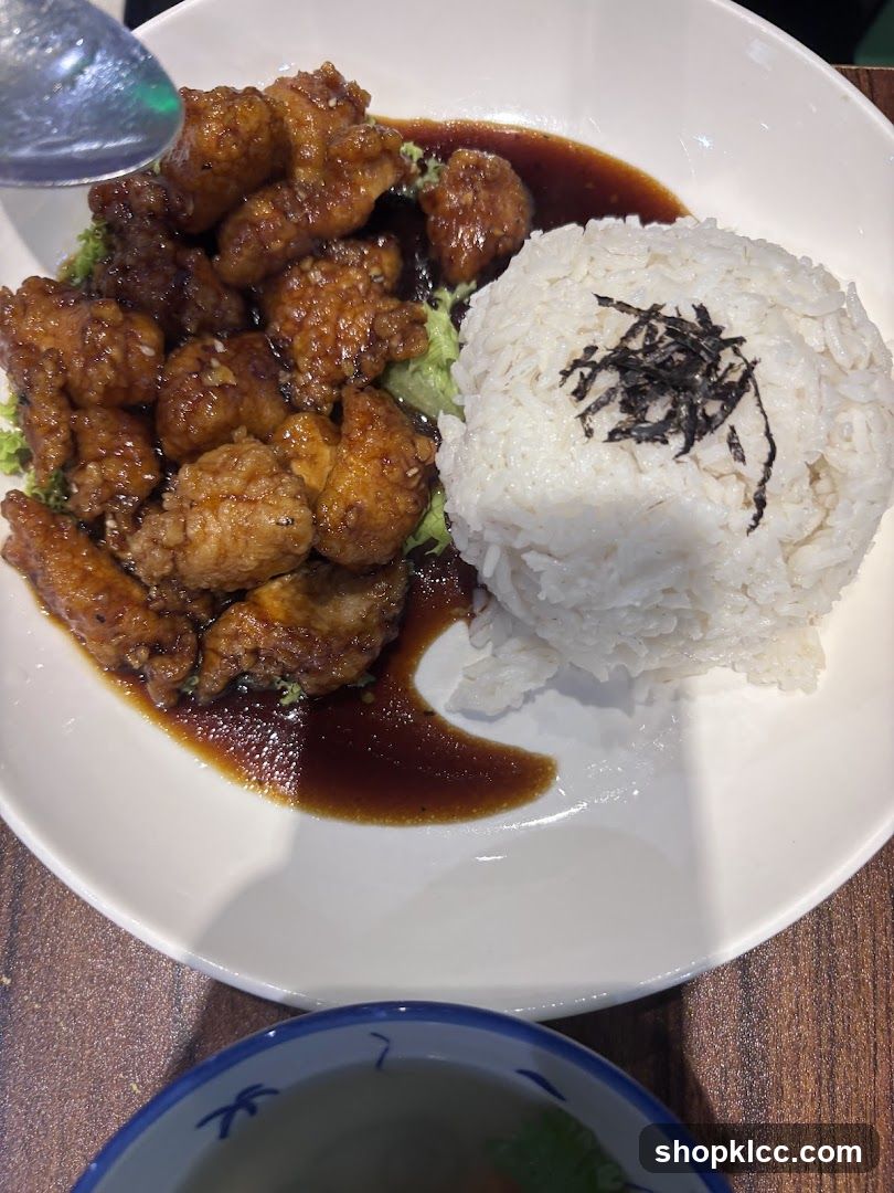 Fried Chicken with Rice Bowl