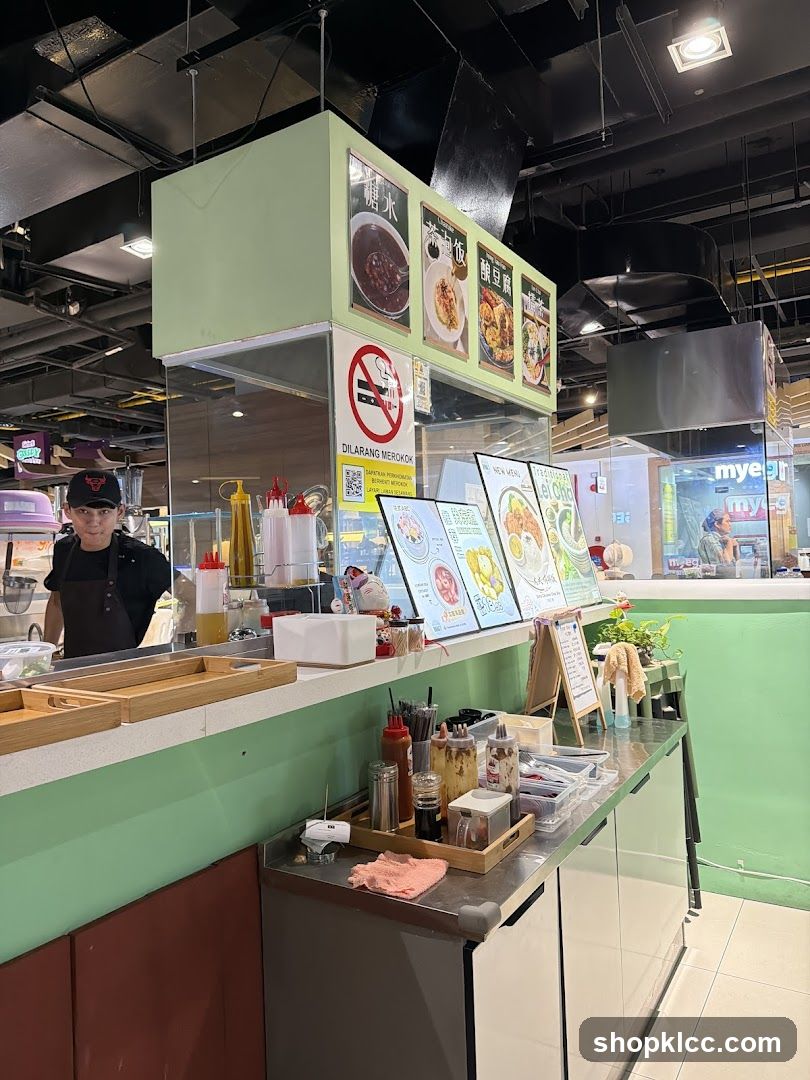 Food Stall Interior View